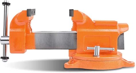 Buy Bench Vise Ductile Iron with Channel Steel And 360-Degree Swivel ...