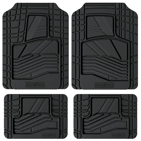 Goodyear Black Premium Rubber SUV Floor Mats 4 Piece | AutoZone