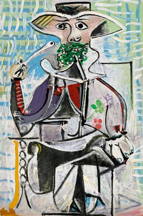 Man With A Pipe (Homme A La Pipe) - Pablo Picasso Painting - Art Prints ...