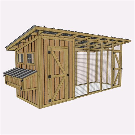 6×16 chicken coop plans diy chicken coop plans with run diy chicken run ...