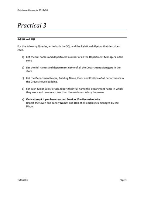 Image result for Database Practical Question