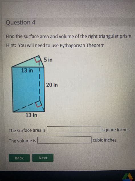 Volume Ofrightangle Triangular Prism 的图像结果