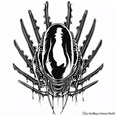 Alien Coloring Book 的图像结果