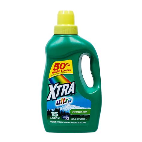 Xtra Mountain Rain / Tropical Passion Ultra Laundry Detergent 22oz ...