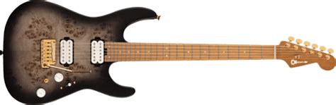 Charvel Pro-Mod DK24P HH 2PT Electric Guitar - Trans Black Burst ...
