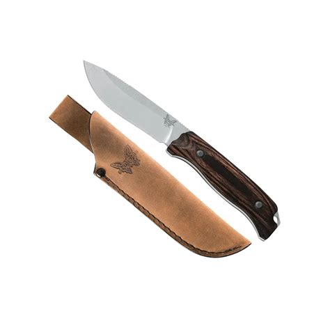 Benchmade Saddle Mountain Skinner Dymondwood Handle Satin Blade 15001-2 ...