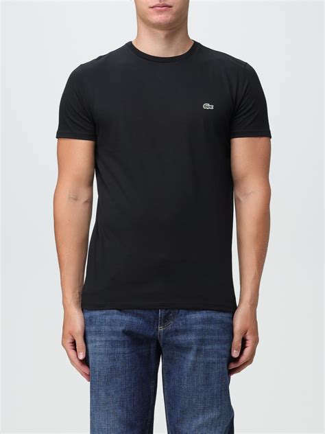 LACOSTE: T-shirt men - Black | Lacoste t-shirt TH6709 online at GIGLIO.COM