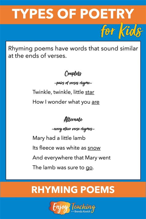 What Are The Most Common Types Of Poems at Lily Maiden blog
