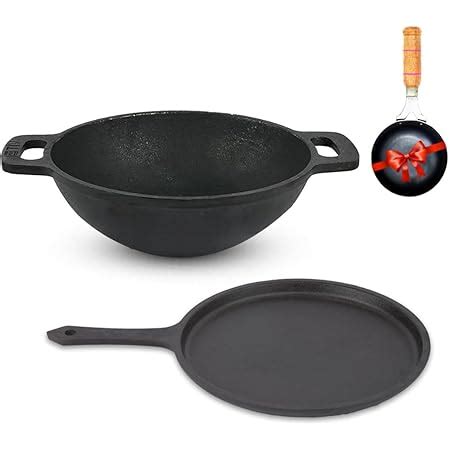 The Indus Valley Pre-Seasoned Cast Iron Cookware Set + Free Tadka Pan ...