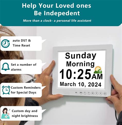 Véfaîî 30 Alarms Extra Large Digital Clock with India | Ubuy