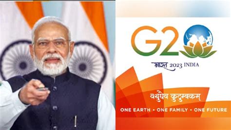 Prime Minister Narendra Modi unveils logo, theme and website of India's ...