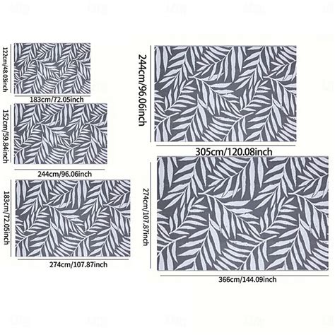 Outdoor Rug for Patio Clearance, Waterproof Large Mat, Reversible ...