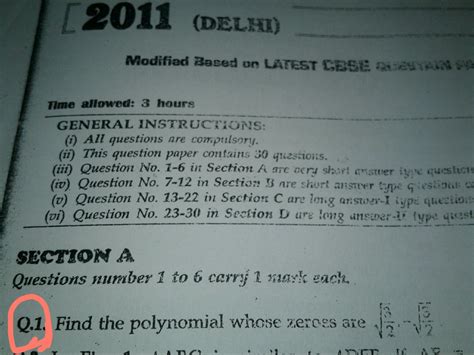 find the polynomial whose zeros are root 3 by 2 minus root 3 by 2 ...