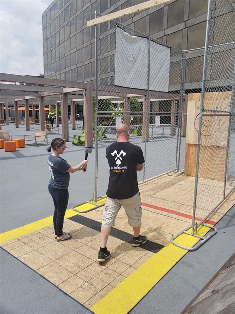 Mobile Axe Throwing Target in Pittsburgh - Ace Axe Throwing - Pittsburgh