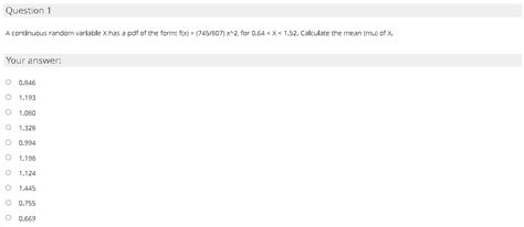 Image result for Questions On Continuous Random Variable