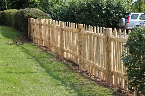 Rustic Picket Fencing | Fence, Picket fence, Garden fencing