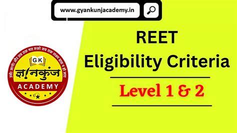 REET Eligibility: Qualification, Age Limit and Nationality