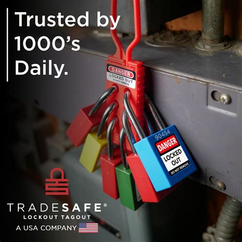 TRADESAFE Lockout Tagout Locks Set - 10 Red Loto India | Ubuy