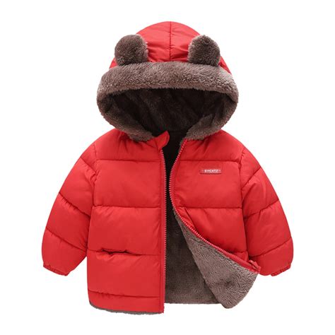 TAIAOJING Toddler Baby Boys Girls Down Puffer Jackets Fashion Cute ...