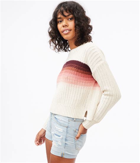 Striped Drop-Shoulder Sweater