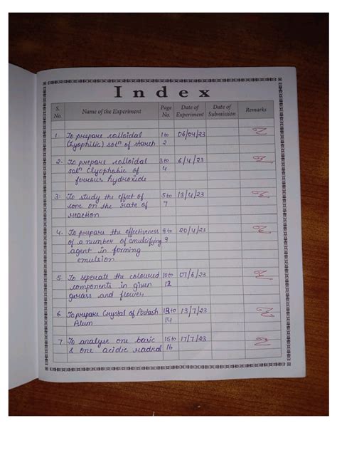 Chemistry Practical File 的图像结果
