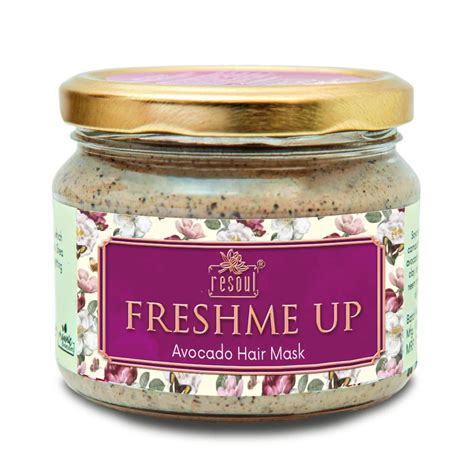 Resoul Avocado Fresh Hair Mask, For Dry,Damaged and Fizzy Hair ...