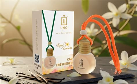 UNO AROMA Vanilla Car Air Freshener, 15ml, Long Lasting Hanging car ...