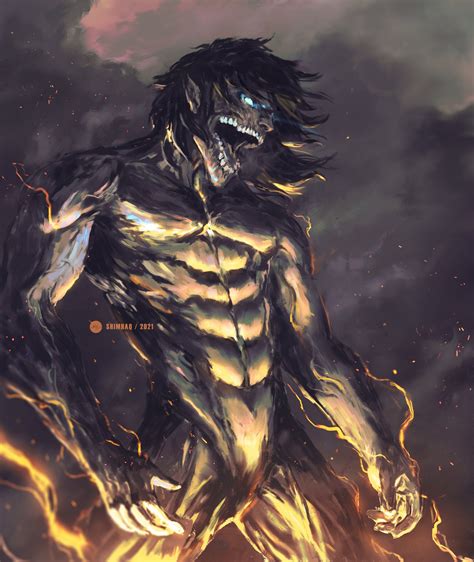 Attack Titan Titan attack kyojin shingeki fanpop wallpaper hd titans anime snk ackerman fire