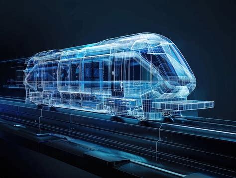 Image result for Maglev Train Drawing