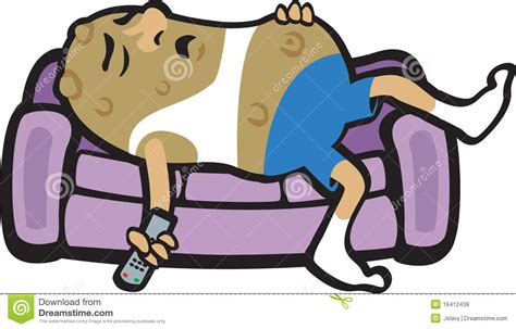 终日懒散在家的人 向量例证. 插画 包括有 懒惰, 不合适, 肥胖, 重量, 健康, 超重, 损失, 阿斯马拉 - 16412438