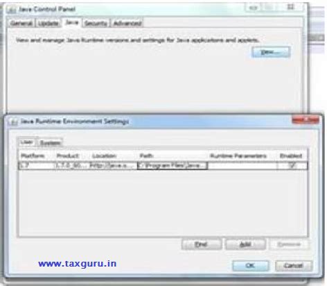 Mahatender Java Setting 的图像结果