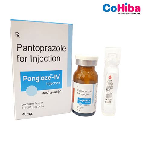 Panglaze-IV Injection Cohiba Pharmaceuticals Pvt. Ltd.