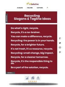 181+ Unique Recycling Slogans & Taglines for Awareness - Markative