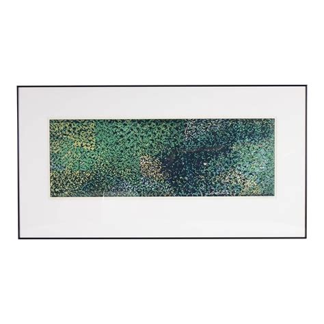 Mid 20th Century Abstract Large Lithograph, 15 of 30 and Signed | Chairish