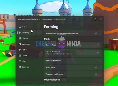 War Simulator Script GUI 的图像结果
