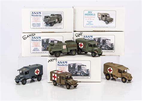 ASAM 1:48 White Metal Model Military Ambulances, HT285 Austin K2 ...