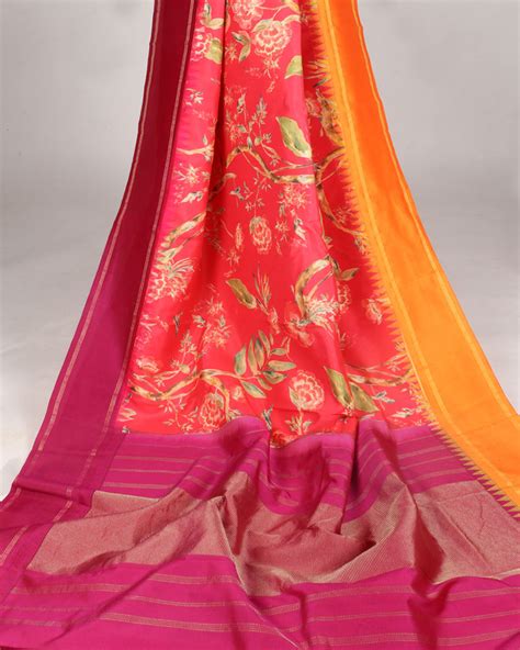 Buy Printed Soft Silk Sarees Online | Tulsi Silks
