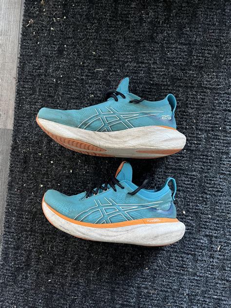 ASICS gel nimbus 25 at 1000km(625miles) : r/RunningShoeGeeks