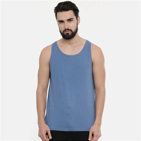 Shop Turquoise Blue Tank Tops for Men Online in India – Bushirt