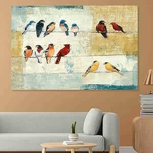 SAF Nature Art Unframed vinyl Sparkle Coated Painting For Home Decor ...
