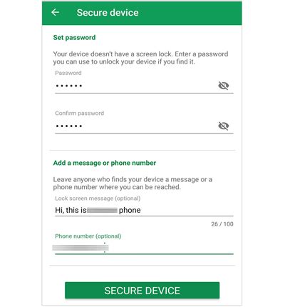 Find My Device Password 的图像结果