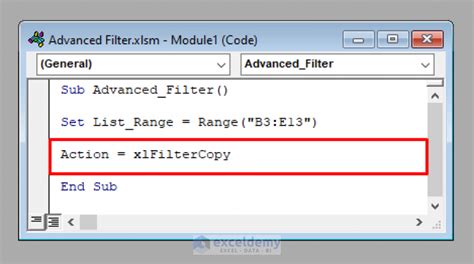 Advanced VBA Filtering 的图像结果