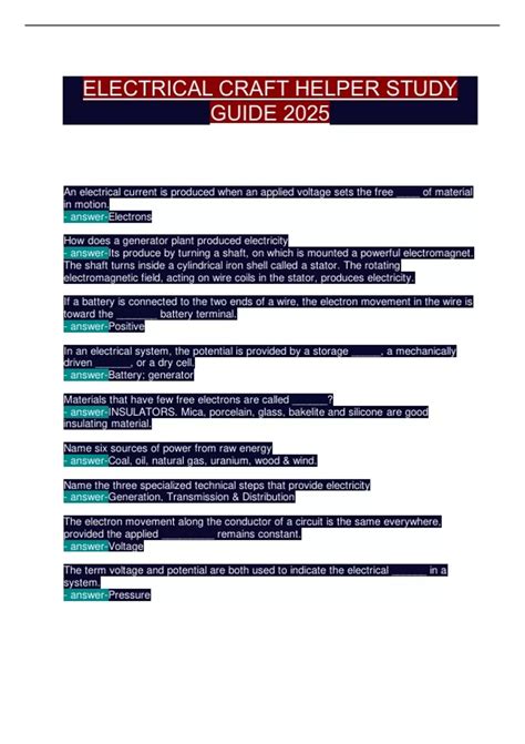 2025 Electrical Craft Helper Study Guide (EET 130): Complete Exam Prep ...