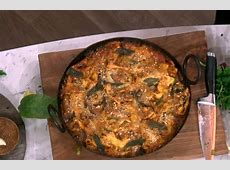 Jamie Oliver's aubergine and sage lasagne for a festive  