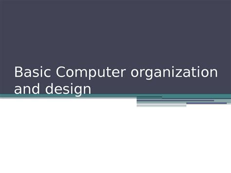 Computer Organization Idea 的图像结果