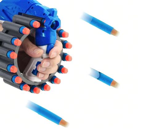 Toyshine Long Range Upto 60ft Pull Reload Soft Foam Bullet Blaster Gun ...