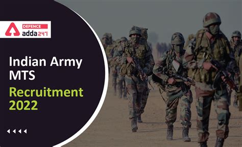 Indian Army MTS Recruitment 2022, Last Day to Apply for 07 Posts
