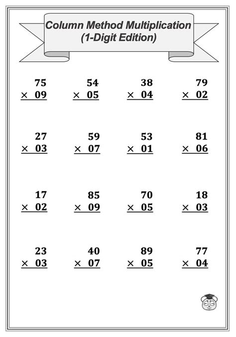 Image result for How to Do Column Method Times Tables