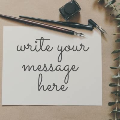 Image result for Write Me a Message