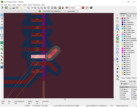 How to Route Differential Pairs in KiCad (for USB)